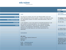 Tablet Screenshot of edu-suisse.ch